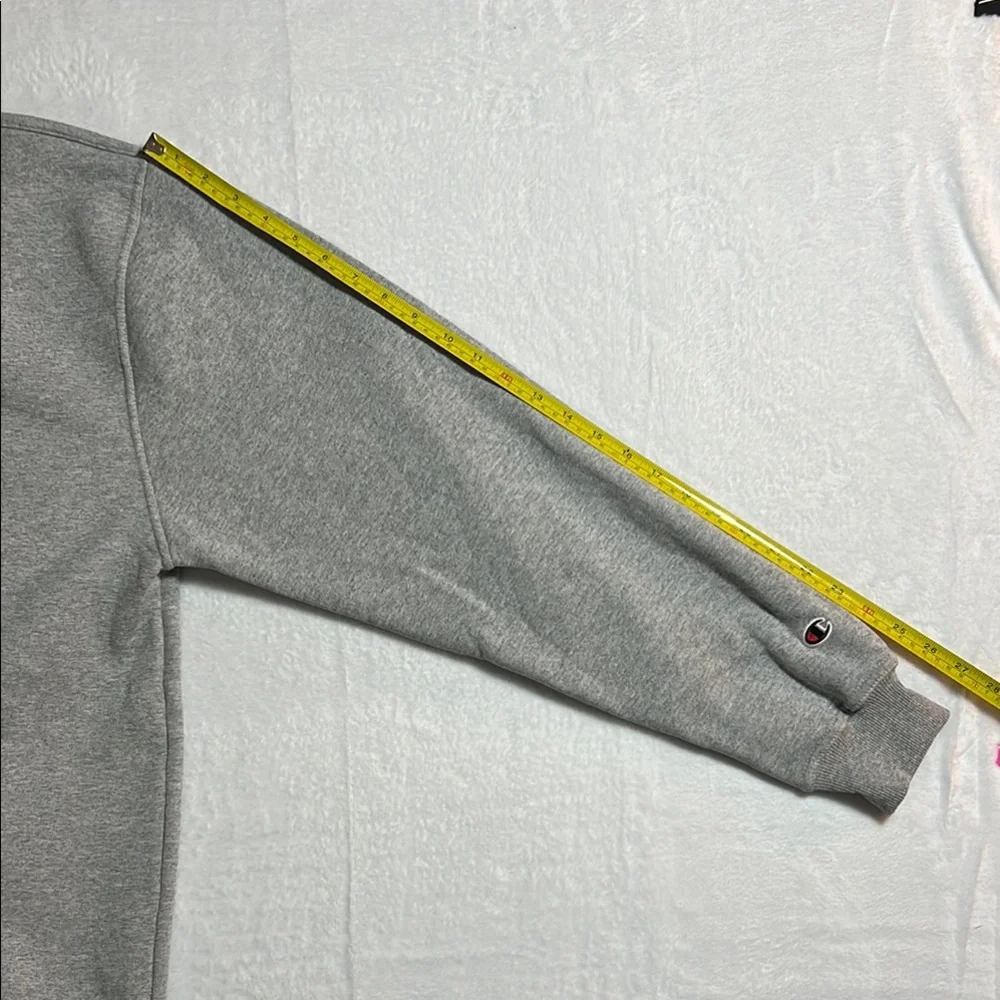 Champion Gray Crewneck Sweater Classic Athletic Style - XLT